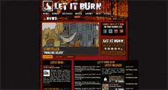 Desktop Screenshot of letitburnrecords.com